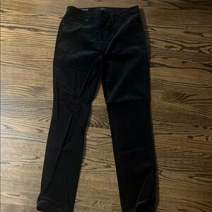 Talbots Black Corduroy Straight Leg Pants